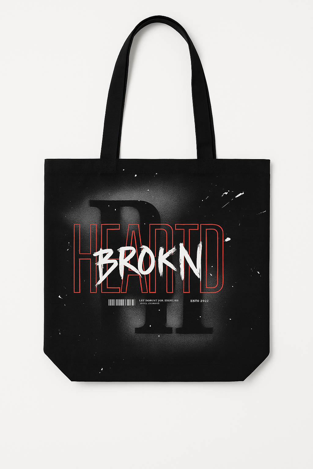 BROKN HEARTD TOTE BAG