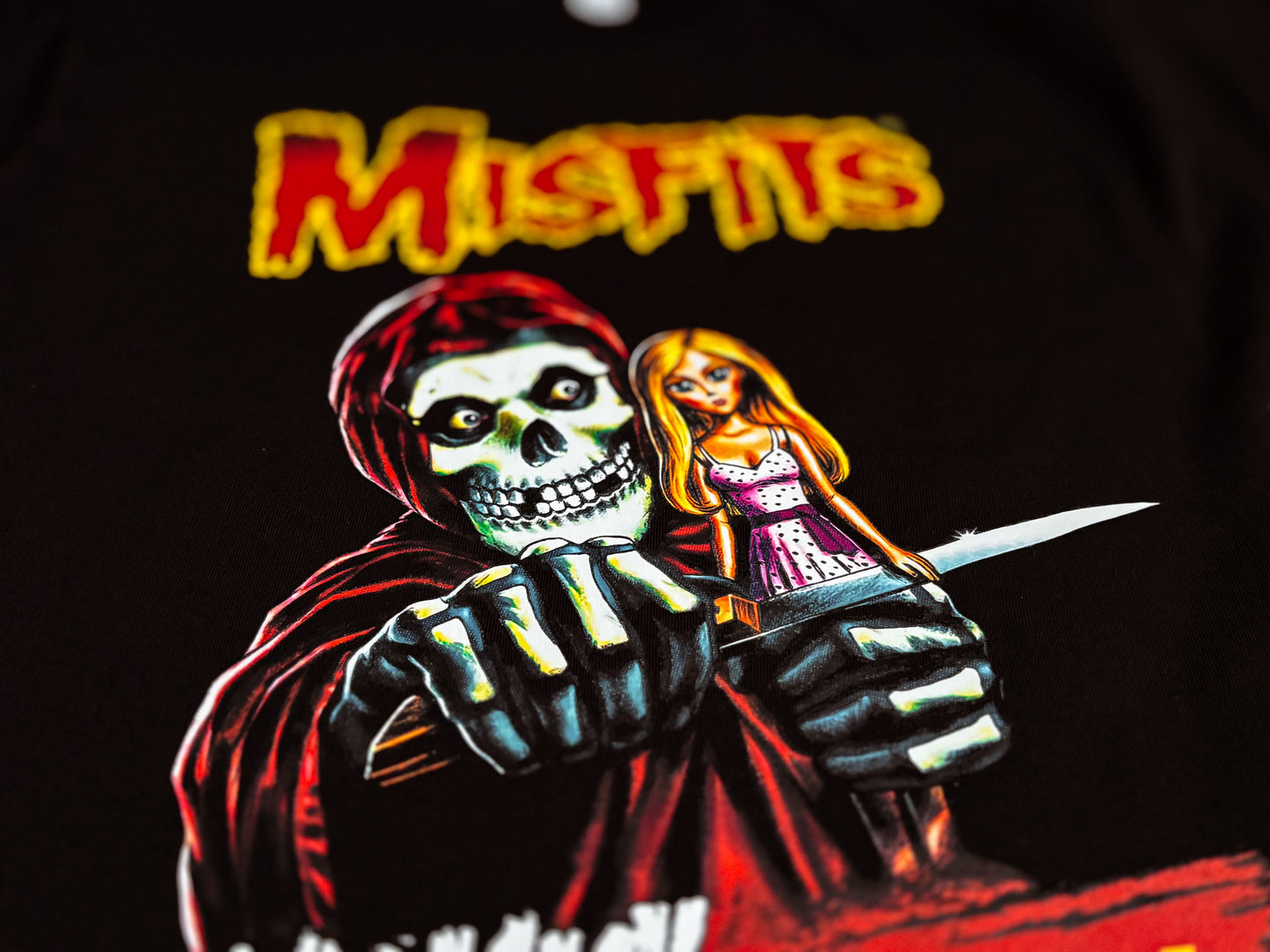 Misfits Mommy Can I Go Out and Kill Tonight Retro Punk Graphic Tee